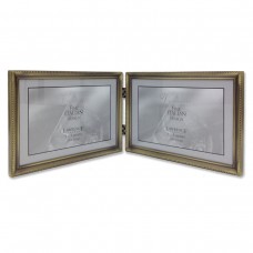 Winston Porter Levingston Bead Hinged Double Picture Frame WNPR8469